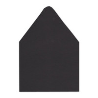 A7 Euro Flap Envelope Liners Ebony Black