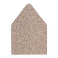 A7 Euro Flap Envelope Liners Glitter Sand