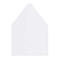 A7 Euro Flap Envelope Liners White Frost