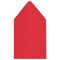6.5 SQ Euro Flap Envelope Liners Bright Red