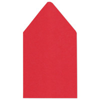 6.5 SQ Euro Flap Envelope Liners Bright Red
