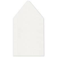 6.5 SQ Euro Flap Envelope Liners Cryogen White