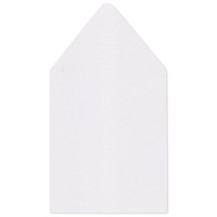 6.5 SQ Euro Flap Envelope Liners Ice Silver