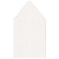 6.5 SQ Euro Flap Envelope Liners Ice White