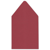 6.5 SQ Euro Flap Envelope Liners Scarlet
