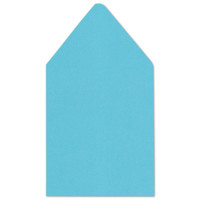 6.5 SQ Euro Flap Envelope Liners Turquoise