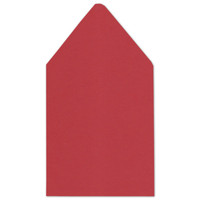 6.5 SQ Euro Flap Envelope Liners Vermilion