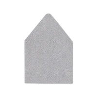 A2 Euro Flap Envelope Liners Glitter Silver