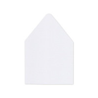 A2 Euro Flap Envelope Liners White Frost
