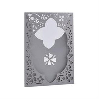 Flower Tin Laser Panel Pocket