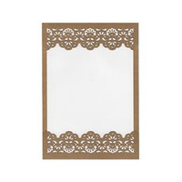 Baroque Top and Bottom Invitation Slide-in Card