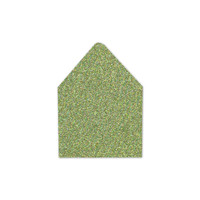 RSVP Euro Flap Envelope Liners Glitter Absinthe