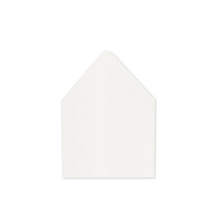 RSVP Euro Flap Envelope Liners Ice White