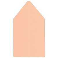 6.75 SQ Euro Flap Envelope Liners Peach