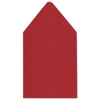 6.75 SQ Euro Flap Envelope Liners Red