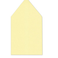 6.75 SQ Euro Flap Envelope Liners Sorbet Yellow