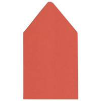 6.75 SQ Euro Flap Envelope Liners Tangy Orange