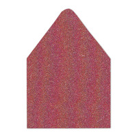 Full Flap Inner A7 Euro Flap Envelope Liners Glitter Crimson