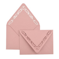 Lace Border A7 Ungummed Laser Cut Envelope