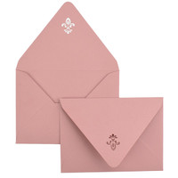 Fleur De Lis A7 Ungummed Laser Cut Envelope