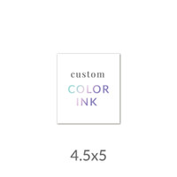 4.5x5 Printed Card -  Color Ink Upload Your Own Design