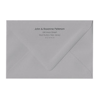 Return Address
  Black Ink Printed A8 Euro Flap Envelopes