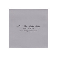 Full Guest Address
  Black Ink Printed 6 1/2 (Square Flap) Envelopes