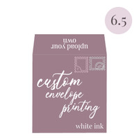 You Format  White Ink Printed 6.5 SQ Square Flap You Format