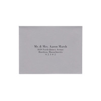 Full Guest Address Black Ink Printed A2 (Euro Flap) Envelopes