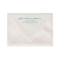 Return Address Color Printed A6 Euro Flap Envelopes