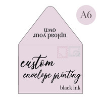 You Format  Black Ink Printed A6 You Format