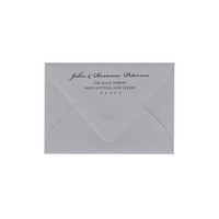 Return Address
  Black Ink Printed RSVP Euro Flap Envelopes