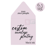 You Format  Black Ink Printed 6.5 SQ Ungummed You Format