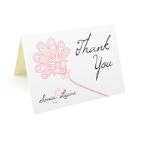 Thank You Cards  3.5x5 Paisley Floral