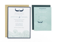 Ocean Waves - Free Wedding Invitation Template