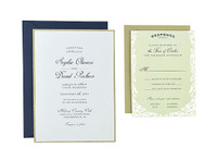 Golden Vines- Free Wedding Invitation Template