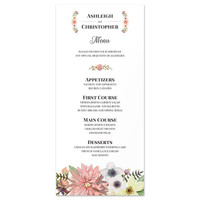 Floral - Menu