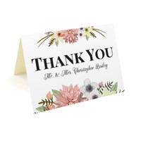 Floral - Thank You Cards