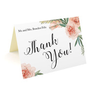 Flower Bouquet - Thank You Cards