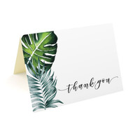 Folded Thank You Cards  3.5x5 (25 Pack) - Botanical