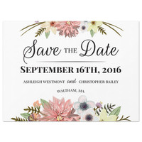 Floral  - Save The Date