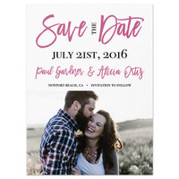 Simply Elegant - Photo Save The Date