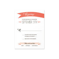 Banner of Love - RSVP Card (A2)