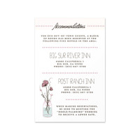 Jar of Flowers - Accommodations Insert (4.125" x 6.25")