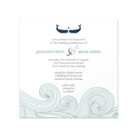 Ocean Waves - Invitation Card (5.625" x 5.625")