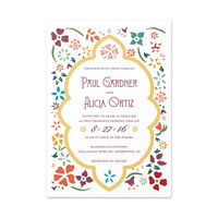 Flower Tin - Invitation Card (4.5" x 6.5")