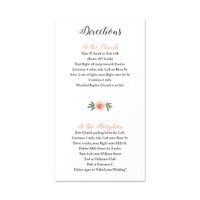 Flower Bouquet - Directions Insert (3.5" x 6.5")