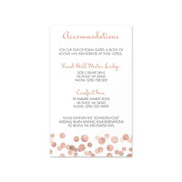 Glitter Dots - Accommodations Insert (3.5 "x 5.75")