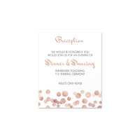 Glitter Dots - Reception Insert (3.5"x4.25")