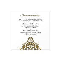 Damask - Accommodations Insert (5" x 5")